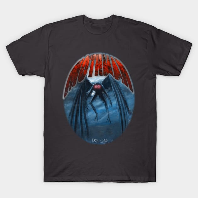 Mothman Est 1966 (Style 1) T-Shirt by theartofron